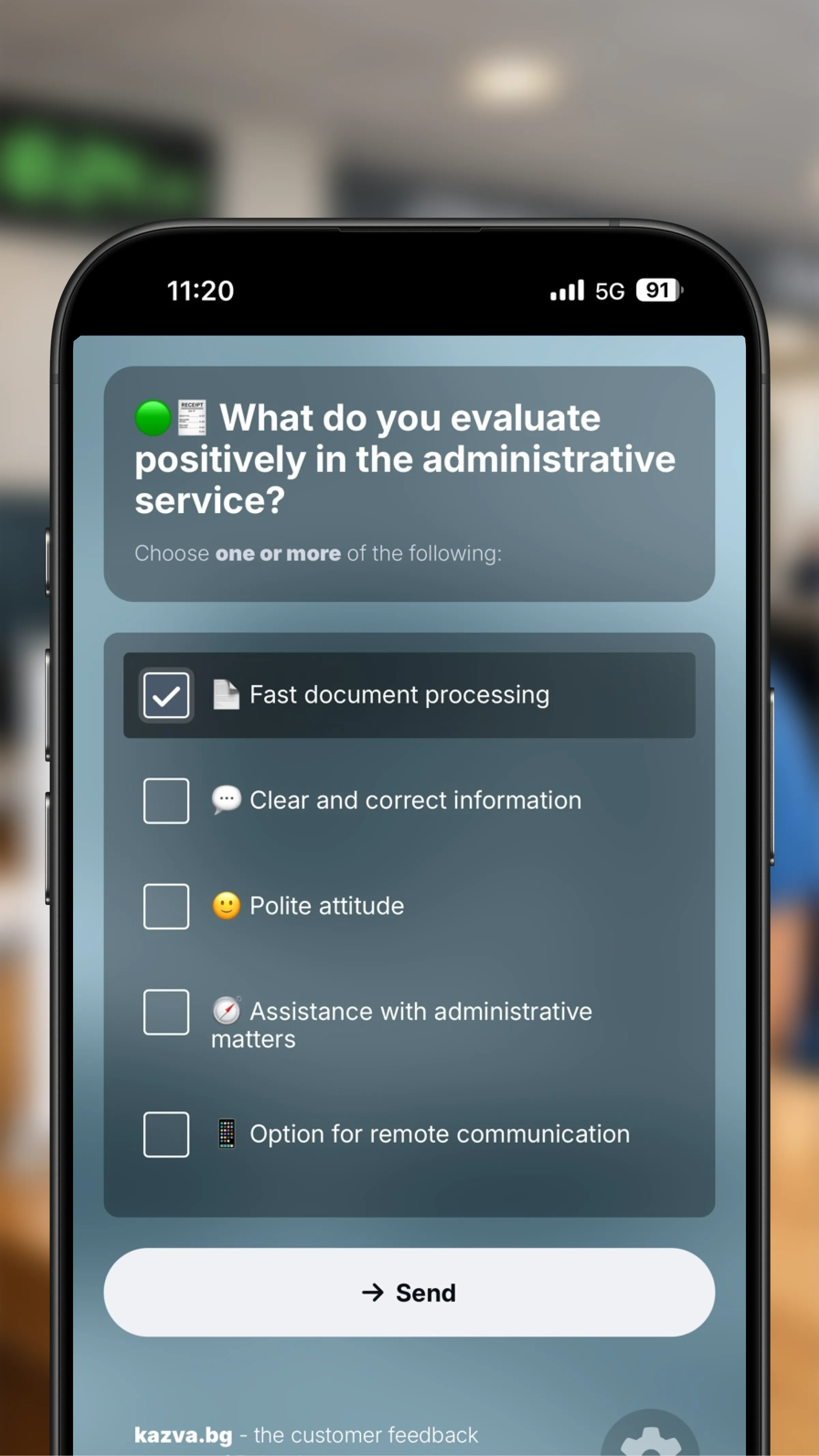 Follow-up question for a specific category